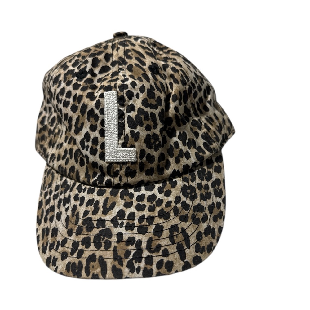 Rey to z Leopard Print Kids Cap with white Letter